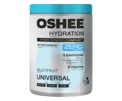 Zdrowa żywność OSHEE Proszek Hydration Zero Sugar Multifruit 330 g